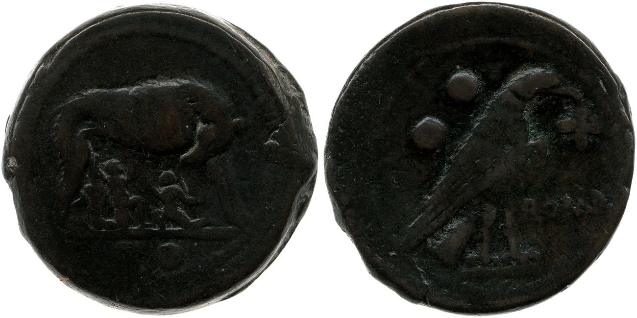 RRC 39/3, аверс, bm