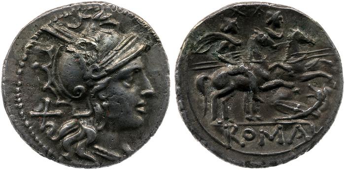 RRC 128/1, reverse, bm