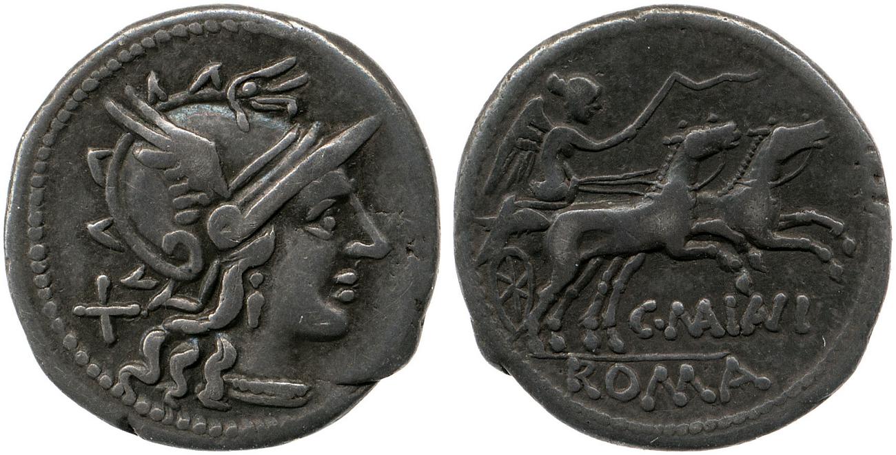 RRC 203/1a, аверс, bm