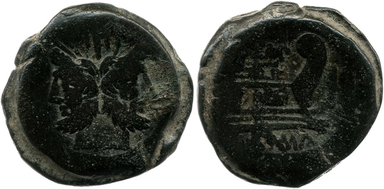 RRC 216/2a, аверс, bm
