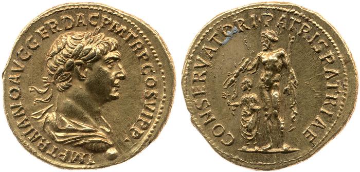 RIC II Trajan 250, реверс, bm