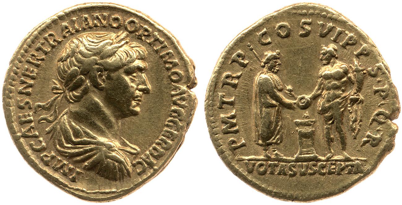 аверс RIC II Trajan 374