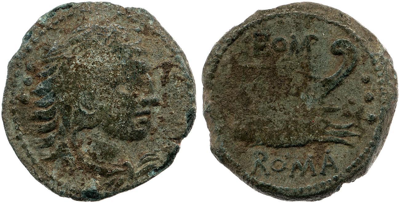 RRC 334/5, аверс, bm