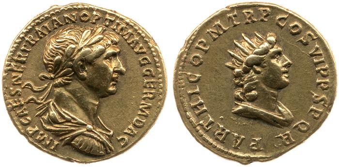 RIC II Trajan 329, реверс, bm