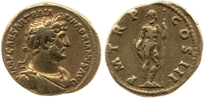 RIC II, Part 3 (second edition) Hadrian 211, реверс, bm