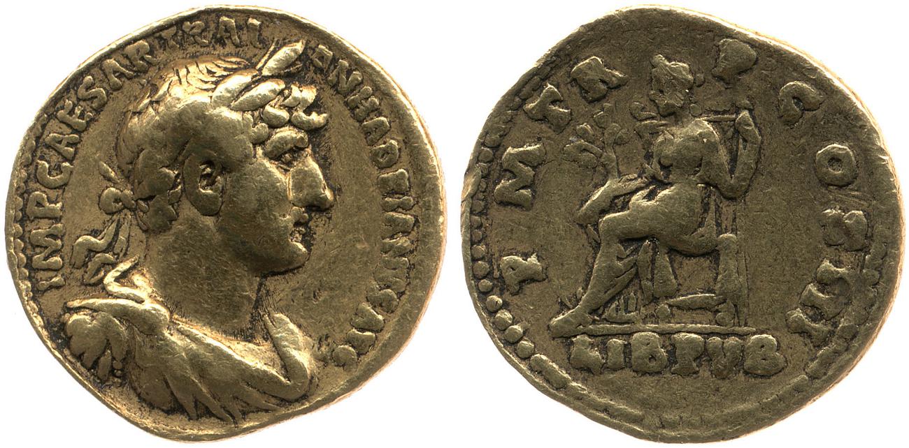 аверс RIC II, Part 3 (second edition) Hadrian 361