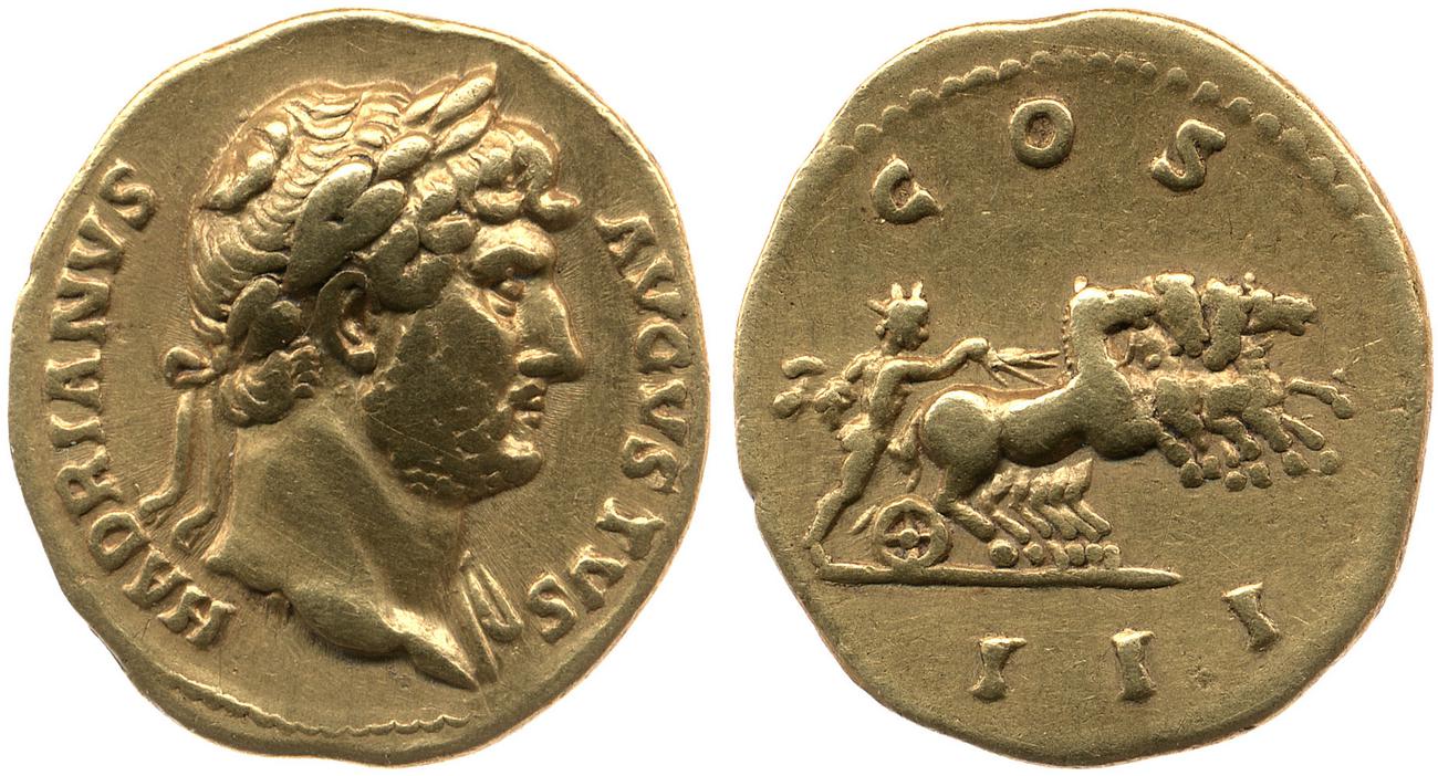 аверс RIC II, Part 3 (second edition) Hadrian 725
