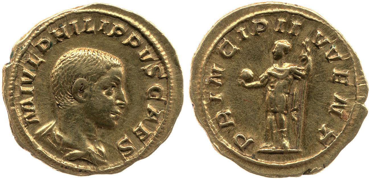 аверс RIC IV Philip I 218A