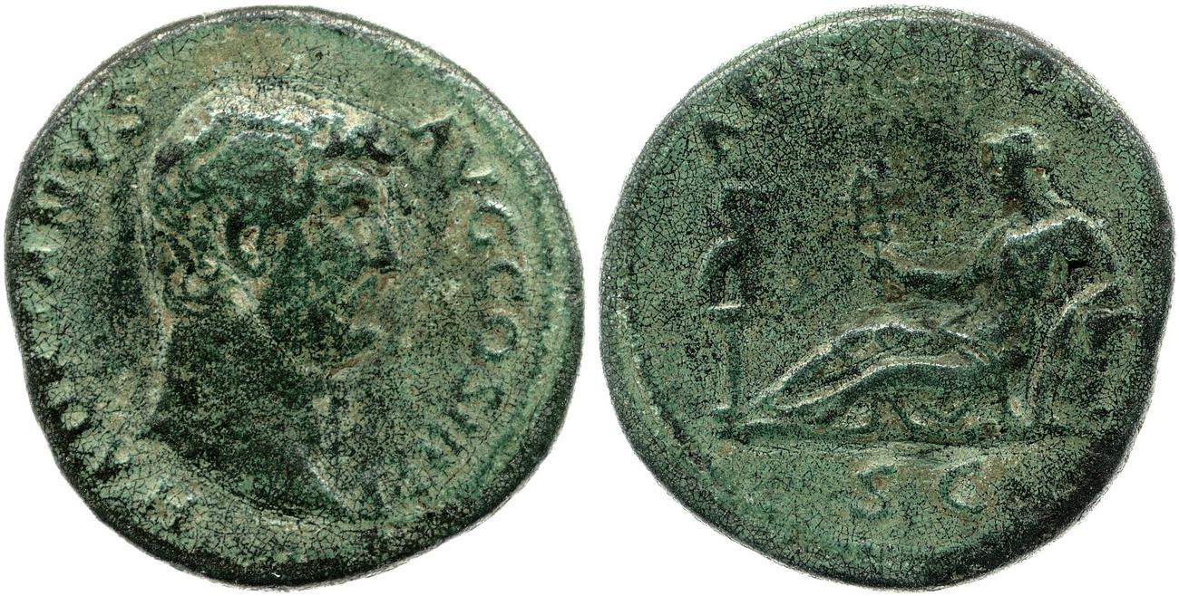 аверс RIC II, Part 3 (second edition) Hadrian 1601
