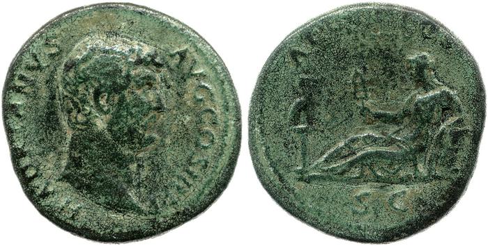 реверс RIC II, Part 3 (second edition) Hadrian 1601