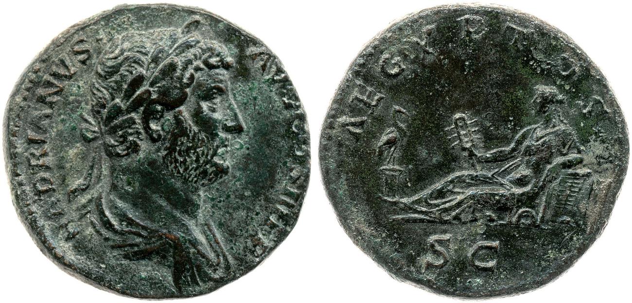 RIC II, Part 3 (second edition) Hadrian 1603, аверс, bm