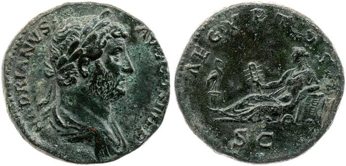 RIC II, Part 3 (second edition) Hadrian 1603, реверс, bm