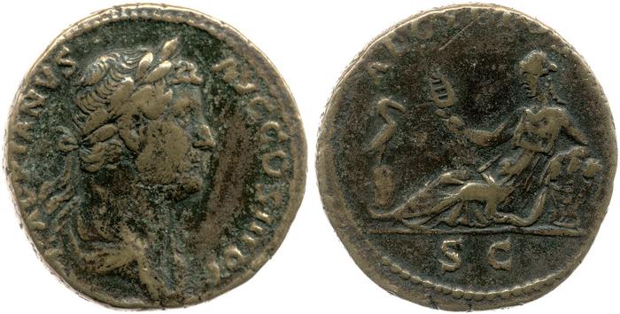 RIC II, Part 3 (second edition) Hadrian 1603, реверс, bm
