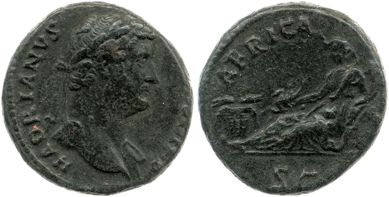 аверс RIC II, Part 3 (second edition) Hadrian 1613