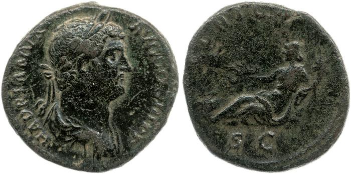 реверс RIC II, Part 3 (second edition) Hadrian 1615