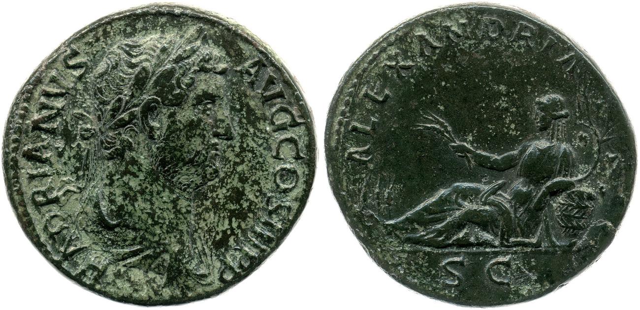 аверс RIC II, Part 3 (second edition) Hadrian 1620