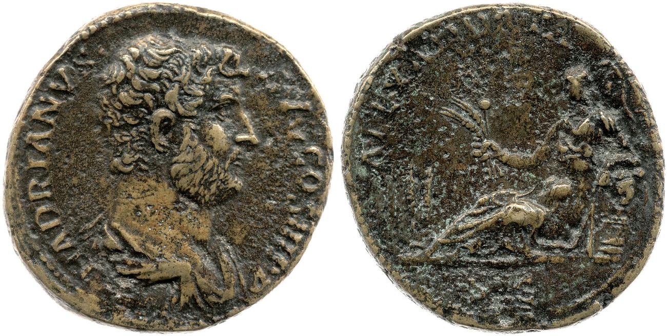 аверс RIC II, Part 3 (second edition) Hadrian 1629