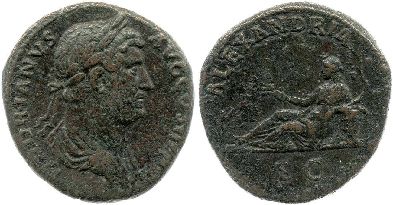 аверс RIC II, Part 3 (second edition) Hadrian 1627