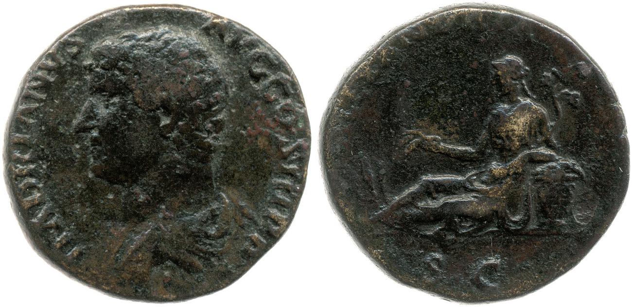 аверс RIC II, Part 3 (second edition) Hadrian 1630