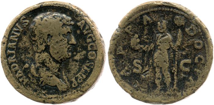 реверс RIC II, Part 3 (second edition) Hadrian 1637