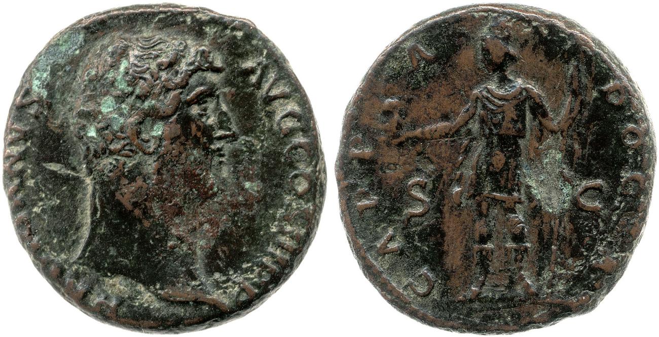 аверс RIC II, Part 3 (second edition) Hadrian 1642
