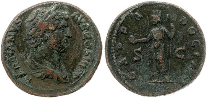реверс RIC II, Part 3 (second edition) Hadrian 1643