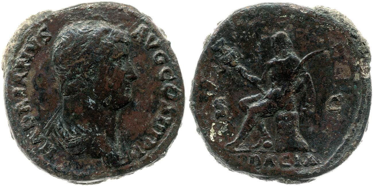 аверс RIC II, Part 3 (second edition) Hadrian 1651