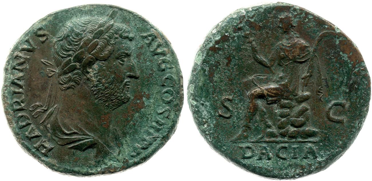 аверс RIC II, Part 3 (second edition) Hadrian 1650
