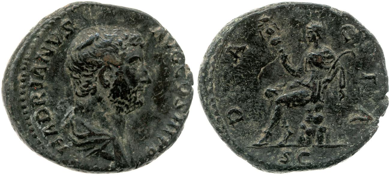 аверс RIC II, Part 3 (second edition) Hadrian 1663