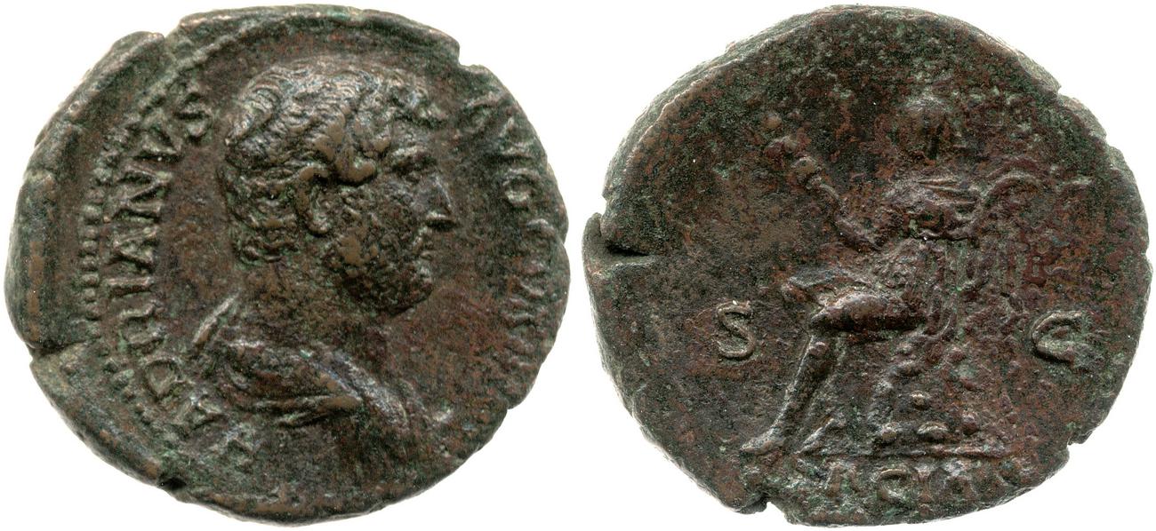 аверс RIC II, Part 3 (second edition) Hadrian 1659