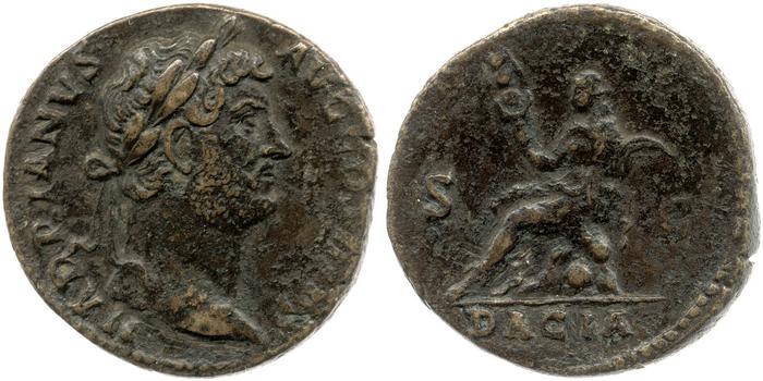 реверс RIC II, Part 3 (second edition) Hadrian 1655