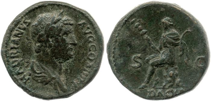 реверс RIC II, Part 3 (second edition) Hadrian 1658