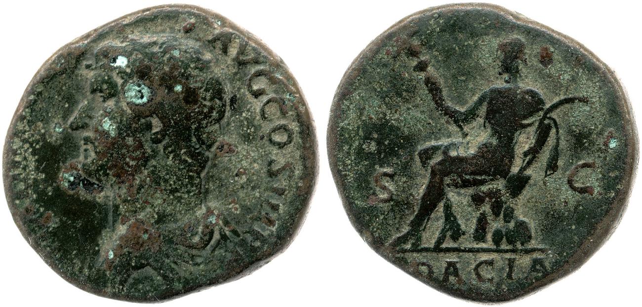 аверс RIC II, Part 3 (second edition) Hadrian 1660