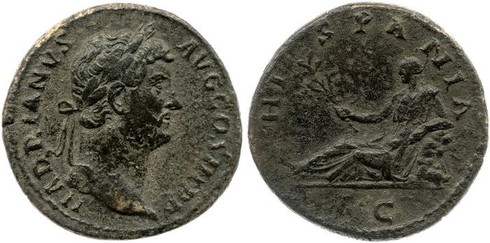 реверс RIC II, Part 3 (second edition) Hadrian 1668