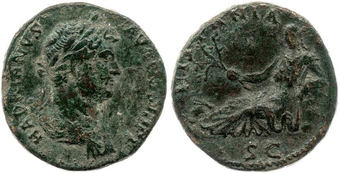 реверс RIC II, Part 3 (second edition) Hadrian 1671