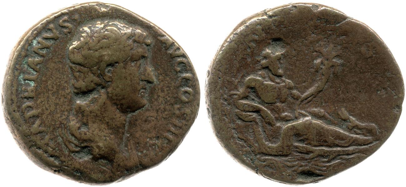 RIC II, Part 3 (second edition) Hadrian 1703, аверс, bm