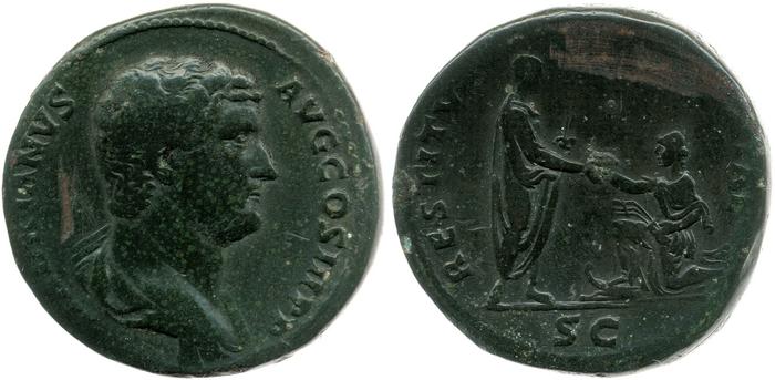 реверс RIC II, Part 3 (second edition) Hadrian 1836