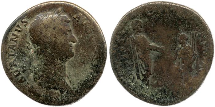 реверс RIC II, Part 3 (second edition) Hadrian 1832
