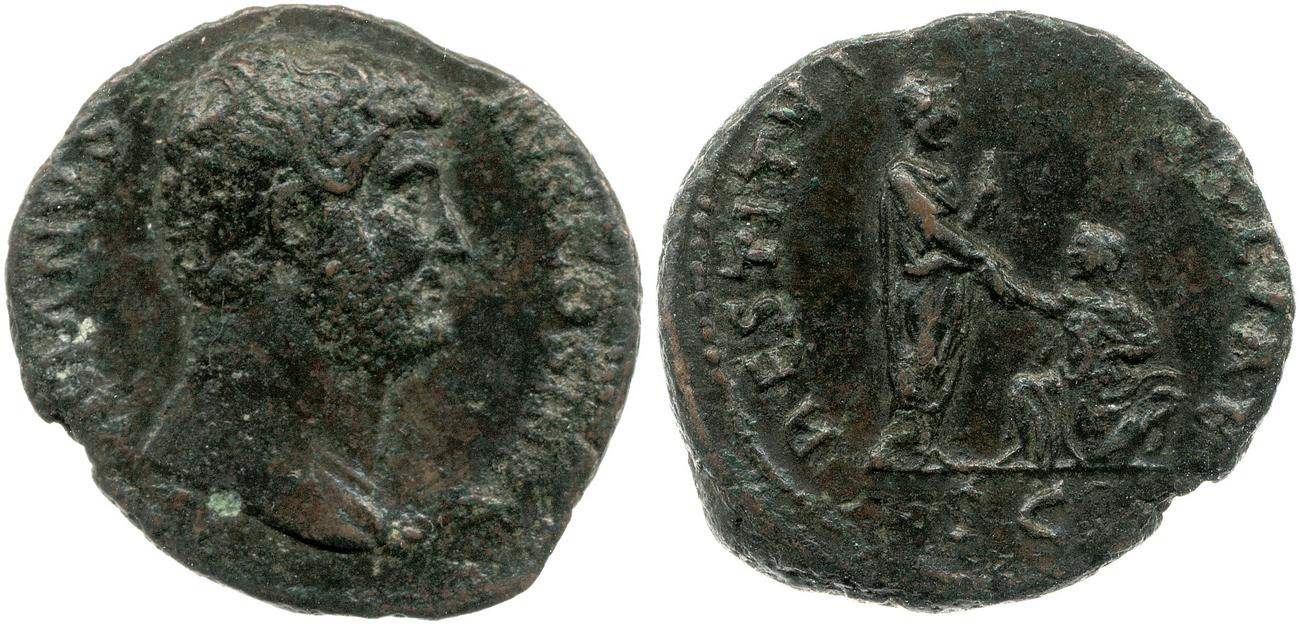 аверс RIC II, Part 3 (second edition) Hadrian 1853