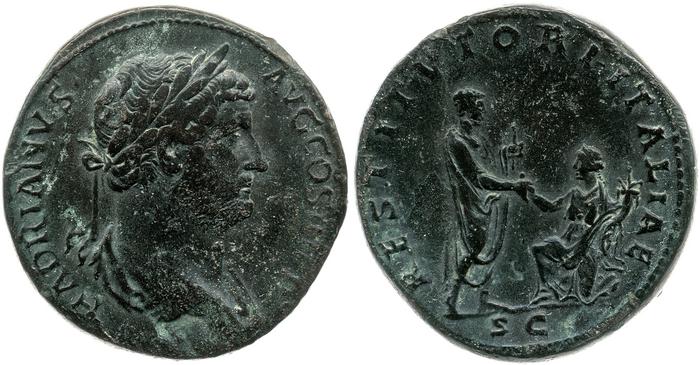 реверс RIC II, Part 3 (second edition) Hadrian 1875