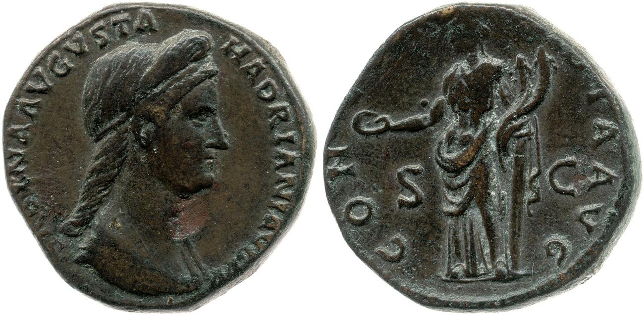 аверс RIC II, Part 3 (second edition) Hadrian 2585