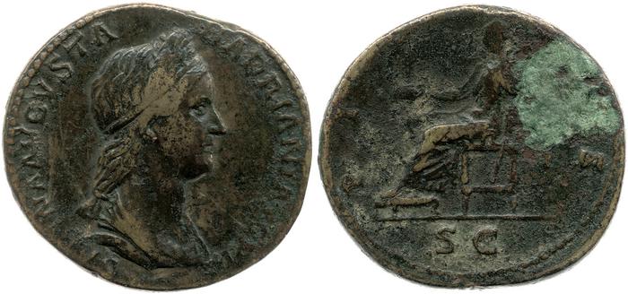 RIC II, Part 3 (second edition) Hadrian 2525, реверс, bm
