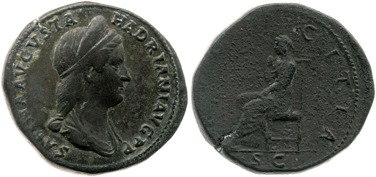 аверс RIC II, Part 3 (second edition) Hadrian 2531