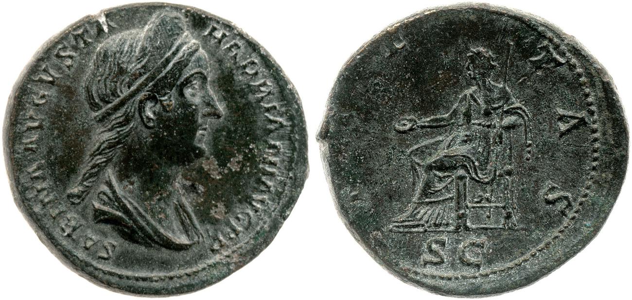 RIC II, Part 3 (second edition) Hadrian 2528, obverse, bm