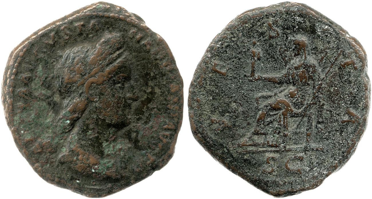 аверс RIC II, Part 3 (second edition) Hadrian 2560