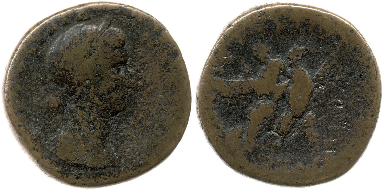 аверс RIC II, Part 3 (second edition) Hadrian 2611