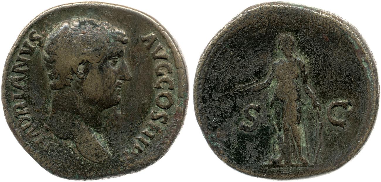 аверс RIC II, Part 3 (second edition) Hadrian 2400