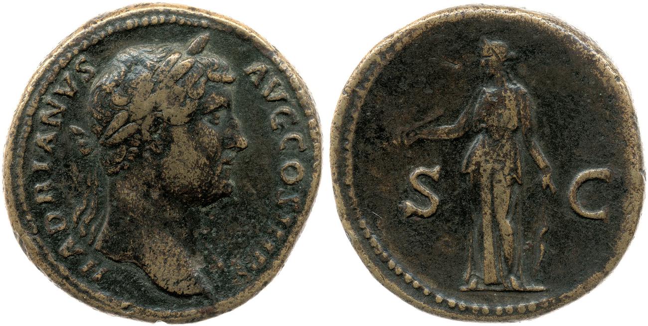 аверс RIC II, Part 3 (second edition) Hadrian 2398
