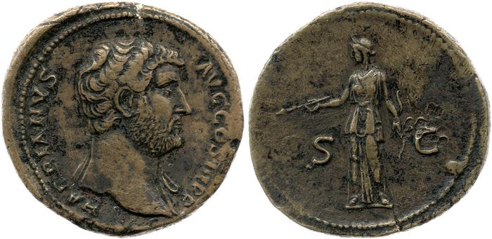 RIC II, Part 3 (second edition) Hadrian 2400, реверс, bm