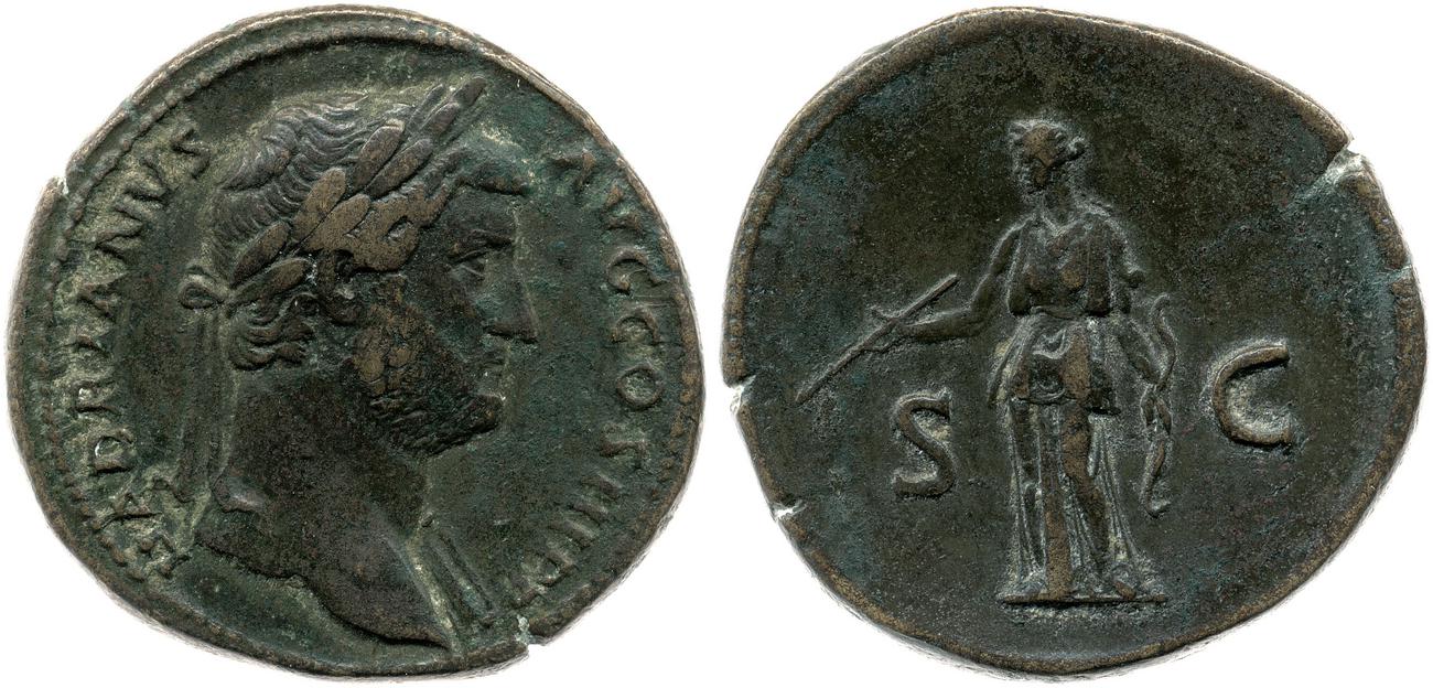 RIC II, Part 3 (second edition) Hadrian 2398, аверс, bm